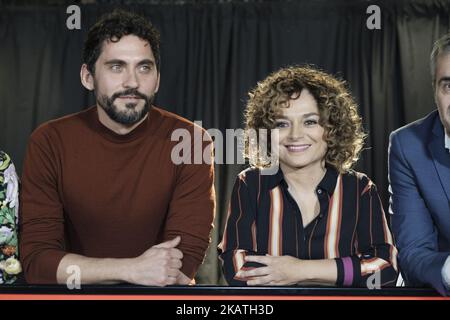 Anna Rodriguez Costa und Paco Leon (Foto von Oscar Gonzalez/NurPhoto) Stockfoto