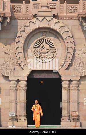 Belur Math am 29,2017. November im Howrah District in Westbengalen, Indien. (Foto von Debajyoti Chakraborty/NurPhoto) Stockfoto