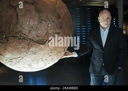 Astronaut Scott Kelly präsentiert das Buch RESISTENCIA in Espacio Fundacion Telefonica de Madrid. Spanien. 22. Januar 2018 (Foto von Oscar Gonzalez/NurPhoto) Stockfoto