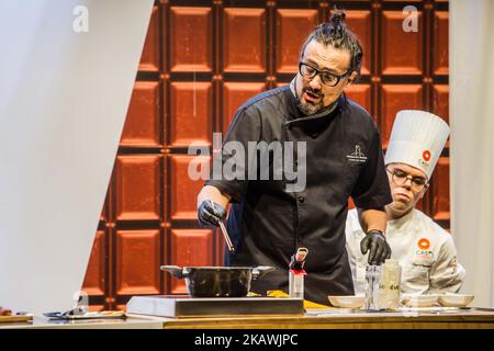 Alessandro Borghese besucht Salon du Chocolat in Mailand, am 13 2018. Februar (Foto: Mairo Cinquetti/NurPhoto) Stockfoto