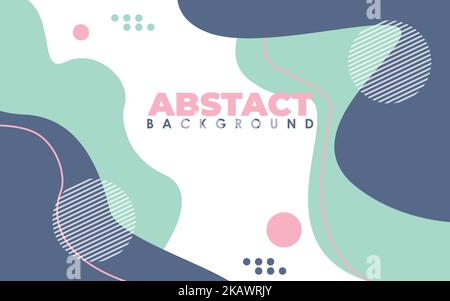 Ein abstraktes wellenförmiges Hintergrunddesign. Stock Vektor