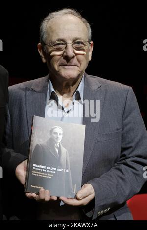 Der Schauspieler Emilio Gutierrez Caba während der Präsentation des Buches Ricardo Calvo Agosti: Der Schauspieler und die Klassiker in Madrid, Spanien am 5. März 2018. (Foto von Oscar Gonzalez/NurPhoto) Stockfoto