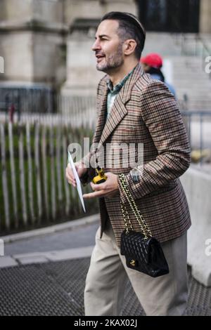 Marc Jacobs nimmt an der Chanel Show im Rahmen der Paris Fashion Week Womenswear Herbst/Winter 2018/2019 im Le Grand Palais am 6. März 2018 in Paris, Frankreich, Teil. (Foto von Nataliya Petrova/NurPhoto) Stockfoto