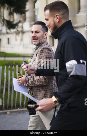 Marc Jacobs nimmt an der Chanel Show im Rahmen der Paris Fashion Week Womenswear Herbst/Winter 2018/2019 im Le Grand Palais am 6. März 2018 in Paris, Frankreich, Teil. (Foto von Nataliya Petrova/NurPhoto) Stockfoto