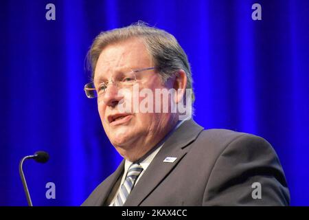 Der Bürgermeister von Little Rock, Arkansas, Mark Stodola, spricht am 12. März 2018 auf der National League of Cities Congressional City Conference in Washington, DC (Foto von Kyle Mazza/NurPhoto) Stockfoto