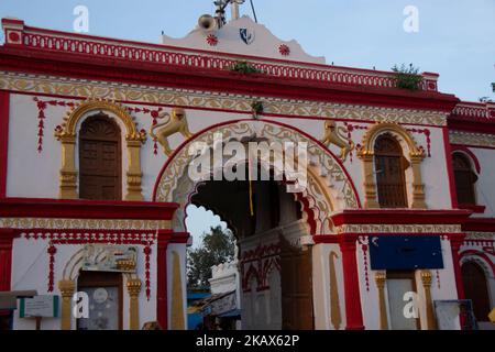 Jagdalpur, Chhattisgarh, Indien am 24.. Oktober 2022 - der Danteshwari-Tempel, der im 14.. Jahrhundert von den Chalukya-Königen erbaut wurde. Stockfoto