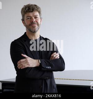 Pablo Heras Casado präsentiert am 19. März 2018 in Madrid, Spanien, das Benefizkonzert „Acordes con Solidaridad“ mit dem Schulchor San Antonio de Madrid am Teatro Real (Foto: Oscar Gonzalez/NurPhoto) Stockfoto