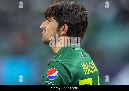 SCG, NSW, Australien: 3.. November 2022; T20 World Cup Cricket, Pakistan gegen Südafrika: Mohammad Wasim aus Pakistan, der an der Grenze ansetzt Stockfoto