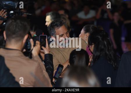 Der Schauspieler Mark Ruffalo mit der Hauptrolle als Hulk am 05. April 2018 im Cinepolis Parque Toreo in Mexiko-Stadt, Mexiko, auf dem schwarzen Teppich von Avengers: Infinitywar zu sehen ist (Foto: Carlos Tischler/NurPhoto) Stockfoto