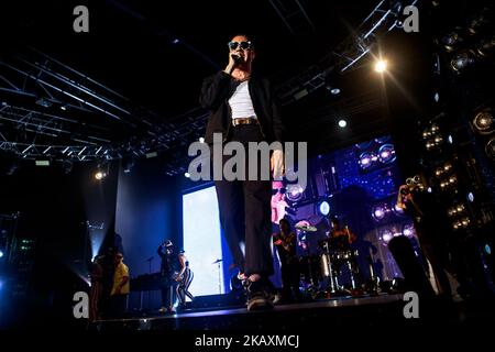 Macklemore tritt am 22. April 2018 live bei Fabrique in Mailand auf (Foto: Mairo Cinquetti/NurPhoto) Stockfoto