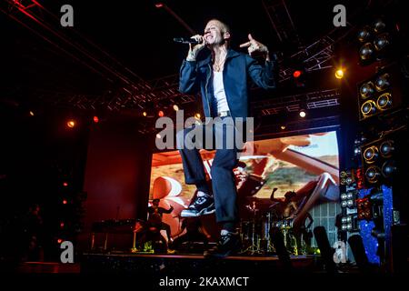 Macklemore tritt am 22. April 2018 live bei Fabrique in Mailand auf (Foto: Mairo Cinquetti/NurPhoto) Stockfoto