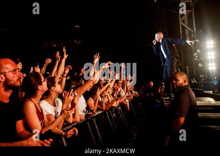 Macklemore tritt am 22. April 2018 live bei Fabrique in Mailand auf (Foto: Mairo Cinquetti/NurPhoto) Stockfoto