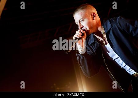 Macklemore tritt am 22. April 2018 live bei Fabrique in Mailand auf (Foto: Mairo Cinquetti/NurPhoto) Stockfoto