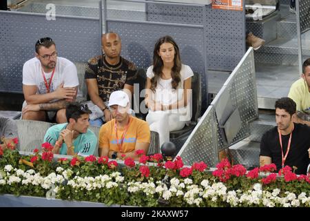 Ana Boyer Preysler während des vierten Tages des Mutua Madrid Open Tennisturniers im Caja Magica am 8. Mai 2018 in Madrid, Spanien. (Foto von Oscar Gonzalez/NurPhoto) Stockfoto