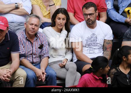 Ana Boyer Preysler während des fünften Tages des Mutua Madrid Open Tennisturniers im Caja Magica am 9. Mai 2018 in Madrid, Spanien (Foto von Oscar Gonzalez/NurPhoto) Stockfoto