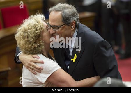Kandidat für die Unabhängigkeit, Joaquim Torra, während des katalanischen Regionalpräsidenten am 12. Mai 2018 im katalanischen parlament in Barcelona, Katalonien, Spanien (Foto: Miquel Llop/NurPhoto) Stockfoto