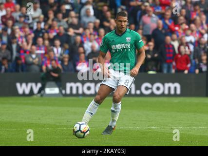 West Bromwich Albion's Jake Livermore während des Premiership League-Spiels zwischen Crystal Palace und West Bromwich Albion (WBA) am 13. Mai 2018 im Selhurst Park, London, England. (Foto von Kieran Galvin/NurPhoto) Stockfoto