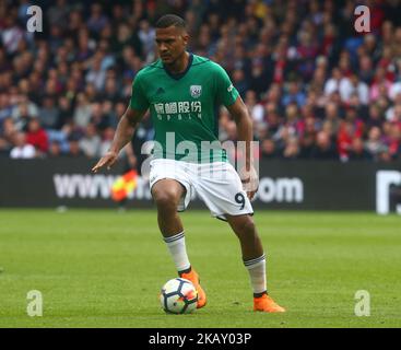 West Bromwich Albions Salomon Rondon während des Premiership League-Spiels zwischen Crystal Palace und West Bromwich Albion (WBA) am 13. Mai 2018 im Selhurst Park, London, England. (Foto von Kieran Galvin/NurPhoto) Stockfoto