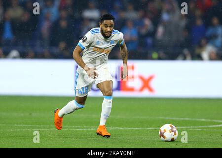 Olympique de Marseille / Atletico de Madrid - UEFA Europa League Finale Jordan Amavi von Marseille im Groupama Stadium in Lyon, Frankreich am 16. Mai 2018 (Foto von Matteo Ciambelli/NurPhoto) Stockfoto