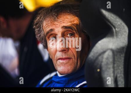 Alain Prost Portrait während des Formel 1 Grand Prix von Monaco am 25.. Mai 2018 in Montecarlo, Monaco. (Foto von Xavier Bonilla/NurPhoto) Stockfoto