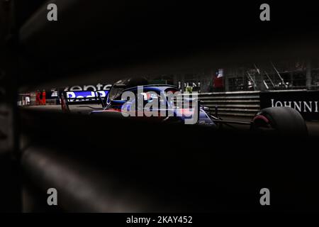 10 Pierre Gasly aus Frankreich mit der Scuderia Toro Rosso Honda STR13 beim Rennen des Formel-1-Grand-Prix von Monaco am 27.. Mai 2018 in Montecarlo, Monaco. (Foto von Xavier Bonilla/NurPhoto) Stockfoto
