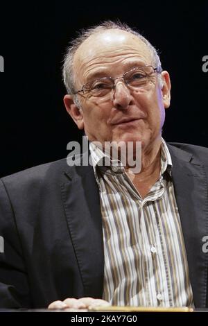 Der Schauspieler Emilio Gutierrez Caba während der Präsentation VON LA CUEVA DE SALAMANCA im Teatro de la Comedia in Madrid. 6. Juni 2018 (Foto von Oscar Gonzalez/NurPhoto) Stockfoto