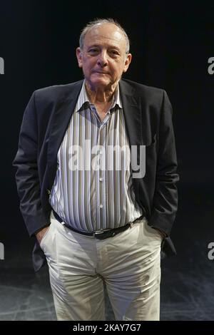 Der Schauspieler Emilio Gutierrez Caba während der Präsentation VON LA CUEVA DE SALAMANCA im Teatro de la Comedia in Madrid. 6. Juni 2018 (Foto von Oscar Gonzalez/NurPhoto) Stockfoto