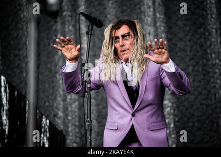 Maynard James Keenan von A Perfect Circle tritt am 16. Juni 2018 beim Pinkpop Festival 2018 in Landgraaf, Niederlande, live auf. (Foto von Roberto Finizio/NurPhoto) Stockfoto