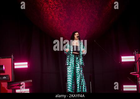 Jessie J spielt live beim Pinkpop Festival 2018 in Landgraaf Niederlande (Foto: Roberto Finizio/NurPhoto) Stockfoto