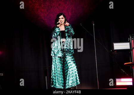 Jessie J spielt live beim Pinkpop Festival 2018 in Landgraaf Niederlande (Foto: Roberto Finizio/NurPhoto) Stockfoto