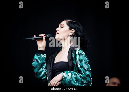Jessie J spielt live beim Pinkpop Festival 2018 in Landgraaf Niederlande (Foto: Roberto Finizio/NurPhoto) Stockfoto