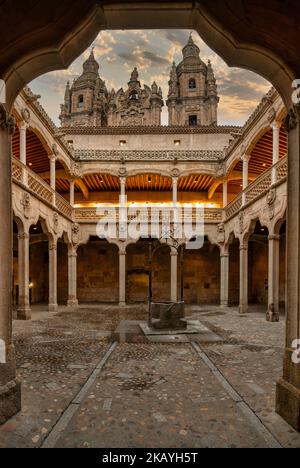 Casa de las Conchas, Kastilien und Leon, Spanien Stockfoto