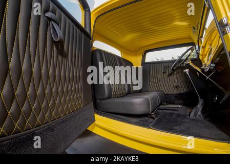 1932 Ford 3 Hot Rod mit Fenster Stockfoto