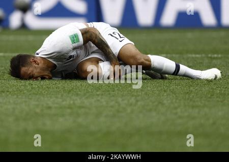 Crentin Tolisso beim Finale der FIFA Fußball-Weltmeisterschaft Russland 2018 zwischen Uruguay und Frankreich im Nischni Nowgorod-Stadion am 6. Juli 2018 in Nischni Nowgorod, Russland. (Foto von Mehdi Taamallah/NurPhoto) Stockfoto