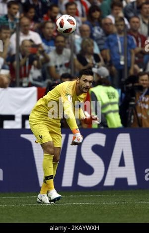 Hugo Lloris beim Finale der FIFA Fußball-Weltmeisterschaft Russland 2018 zwischen Uruguay und Frankreich im Nischni Nowgorod-Stadion am 6. Juli 2018 in Nischni Nowgorod, Russland. (Foto von Mehdi Taamallah/NurPhoto) Stockfoto