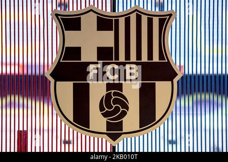 Der brasilianische Mittelfeldspieler Arthur Henrique Ramons de Oliveira Melo wird am 12. Juli 2018 im Camp Nou staium in Barcelona, Katalonien, Spanien, als neuer Spieler des FC Barcelona vorgestellt. (Foto von Miquel Llop/NurPhoto) Stockfoto