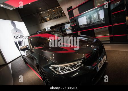 Das multifunktionale Ausstellungszentrum der BMW Welt wird für Meetings und Werbeveranstaltungen genutzt und bietet Käufern die Lieferung von BMW-Fahrzeugen. Sie befindet sich im Münchner Stadtteil am Riesenfeld, neben dem BMW-Hauptsitz und dem Olympiapark am 21. Juli 2018 in München. (Foto von Andrea Ronchini/NurPhoto) Stockfoto