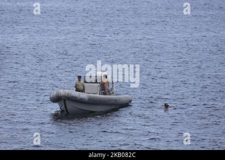 Bilder aus dem weiteren Gebiet von Mati und Neos Voutsas im östlichen Attika bei Athen nach dem Brand. Das Feuer, das am 23. Juli 2018 stattfand, war eine der Würden des Jahrhunderts. Die Zahl der Todesopfer wurde auf 88 erhöht. Viele Menschen werden immer noch vermisst und die Forschung läuft noch. Das Gebiet ist immer noch ohne Strom. Die erste Zählung war, dass 2500 Häuser zerstört wurden. 28. Juli 2018 - Mati, Attica, Griechenland (Foto von Nicolas Economou/NurPhoto) Stockfoto