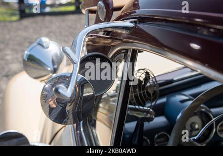 1949 Mercury 4-türige Limousine, klassisches amerikanisches Auto Stockfoto
