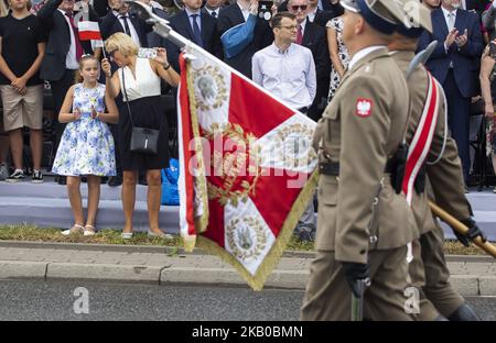 Militärparade in Warschau am Tag der polnischen Armee. 15. August 2018, Warschau, Polen (Foto von Krystian Dobuszynski/NurPhoto) Stockfoto