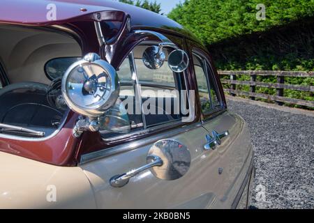 1949 Mercury 4-türige Limousine, klassisches amerikanisches Auto Stockfoto