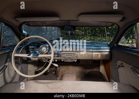 1949 Mercury 4-türige Limousine, klassisches amerikanisches Auto Stockfoto