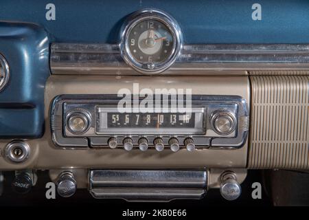 1949 Mercury 4-türige Limousine, klassisches amerikanisches Auto Stockfoto