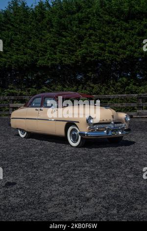 1949 Mercury 4-türige Limousine, klassisches amerikanisches Auto Stockfoto