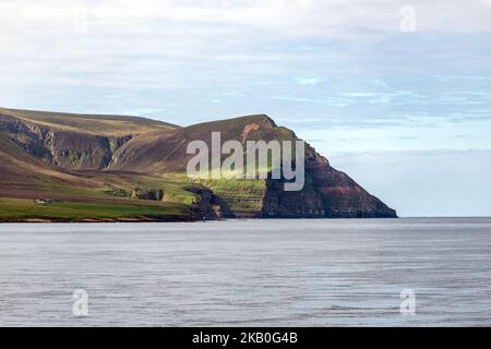 Blick auf Hoy von der Northlink Fähre, Orkney, Schottland, Großbritannien Stockfoto