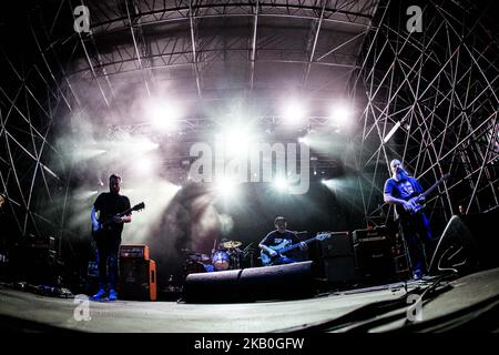 Die schottische Post-Rock-Band Mogwai auf der Bühne beim heutigen Festival 2018 in Turin, Italien (Foto: Roberto Finizio/NurPhoto) Stockfoto