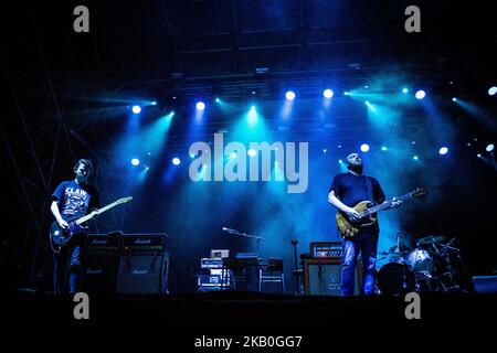 Die schottische Post-Rock-Band Mogwai auf der Bühne beim heutigen Festival 2018 in Turin, Italien (Foto: Roberto Finizio/NurPhoto) Stockfoto