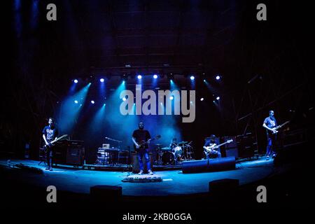 Die schottische Post-Rock-Band Mogwai auf der Bühne beim heutigen Festival 2018 in Turin, Italien (Foto: Roberto Finizio/NurPhoto) Stockfoto