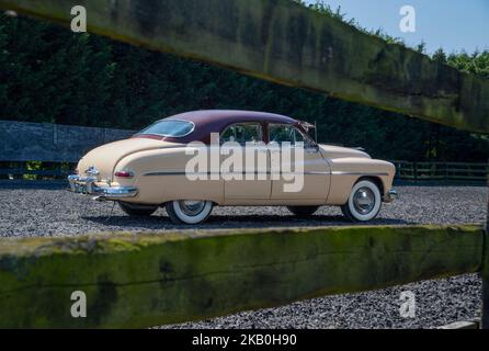 1949 Mercury 4-türige Limousine, klassisches amerikanisches Auto Stockfoto