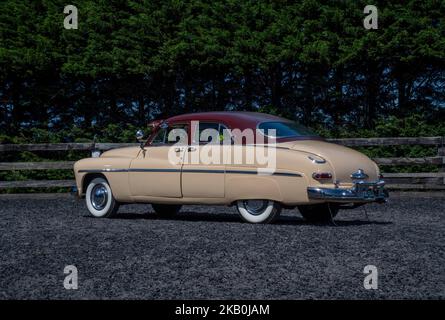 1949 Mercury 4-türige Limousine, klassisches amerikanisches Auto Stockfoto